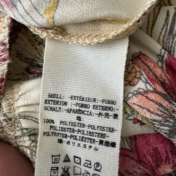 Free People Floral Hummingbird Purple Haze Boho Tunic Size S - Picture 10 of 11